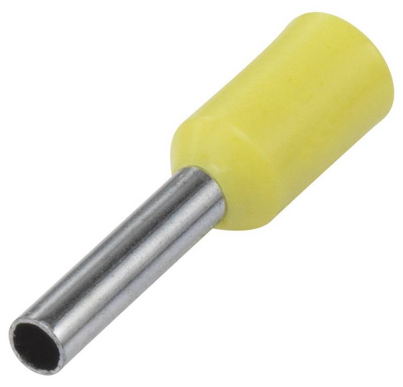 TRU COMPONENTS Aderendhülsen TRU COMPONENTS TC-9163716 Aderendhülse 0.3 mm² Teilisoliert Gelb 100 S, TC-9163716 von TRU COMPONENTS