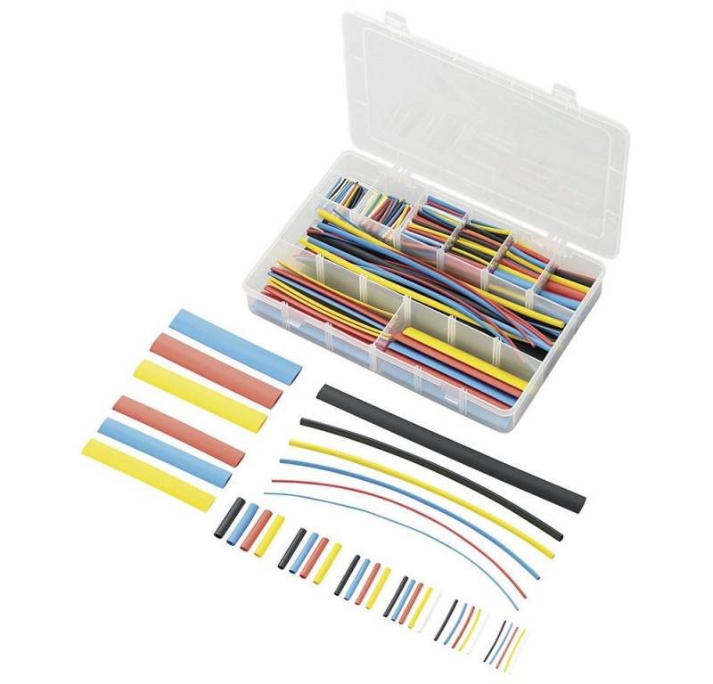 TRU COMPONENTS Schrumpfschlauch TRU COMPONENTS 1565076 Schrumpfschlauchsortiment Schrumpfrate:2:1 5, (SUHT564-K18) von TRU COMPONENTS