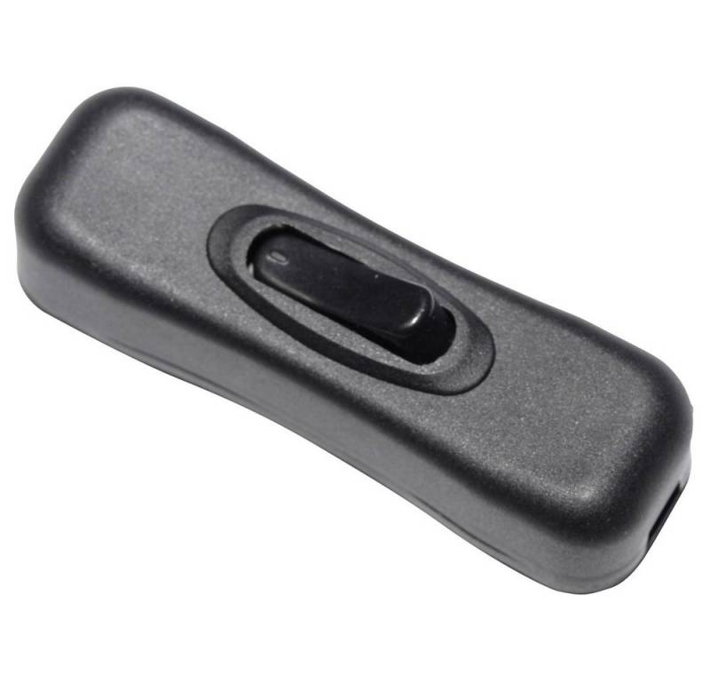 TRU COMPONENTS Drehdimmer TRU COMPONENTS Schnurschalter Schwarz 1 x Aus/Ein 2 A 1 St. (1371835) von TRU COMPONENTS