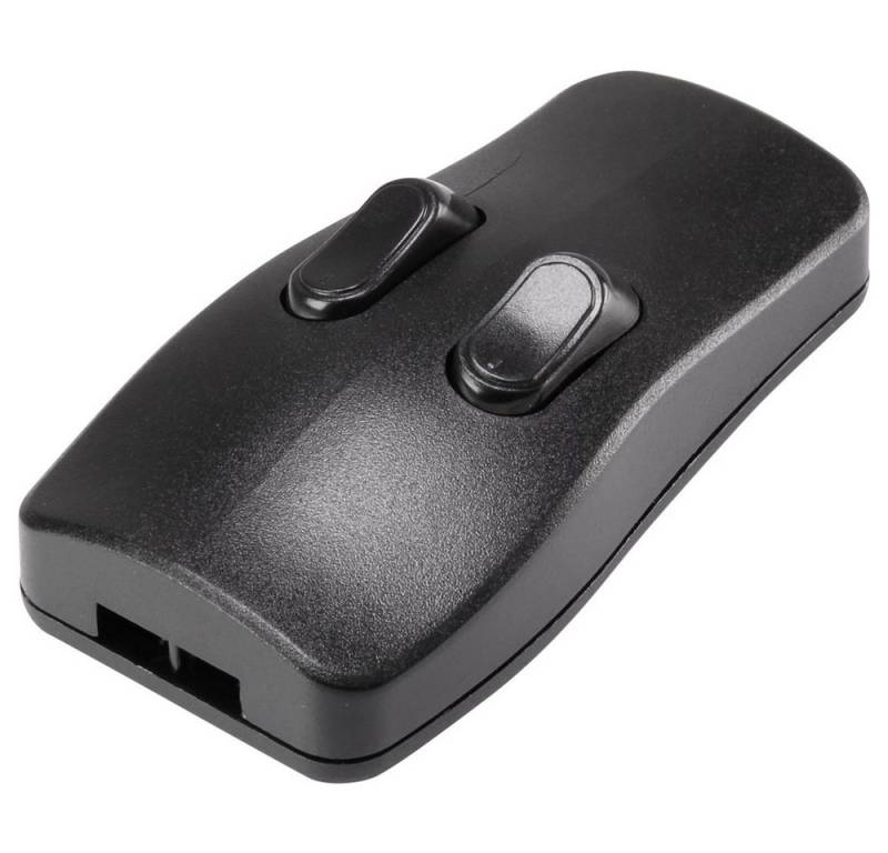TRU COMPONENTS Drehdimmer TRU COMPONENTS Schnurschalter Schwarz 2 x Aus/Ein 2 A 1 St. (98001c410) von TRU COMPONENTS