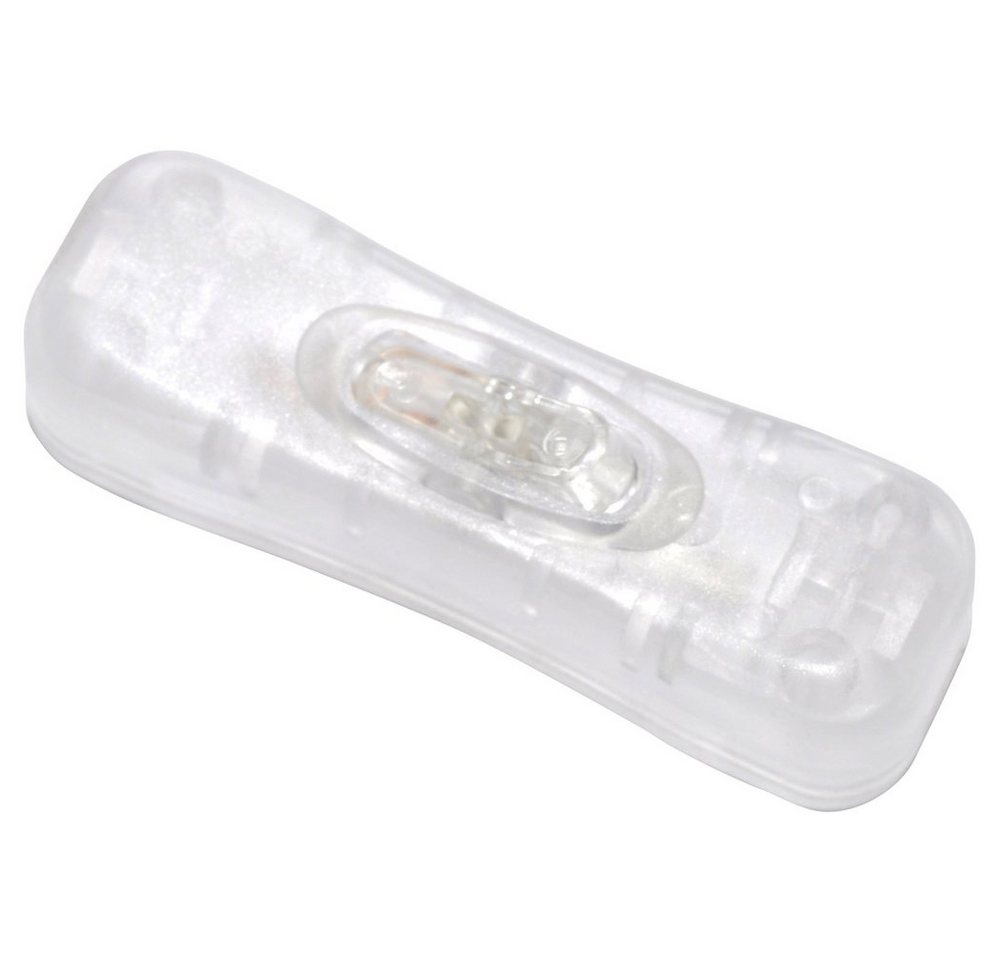 TRU COMPONENTS Drehdimmer TRU COMPONENTS Schnurschalter Transparent 1 x Aus/Ein 2 A 1 St. (1371837) von TRU COMPONENTS