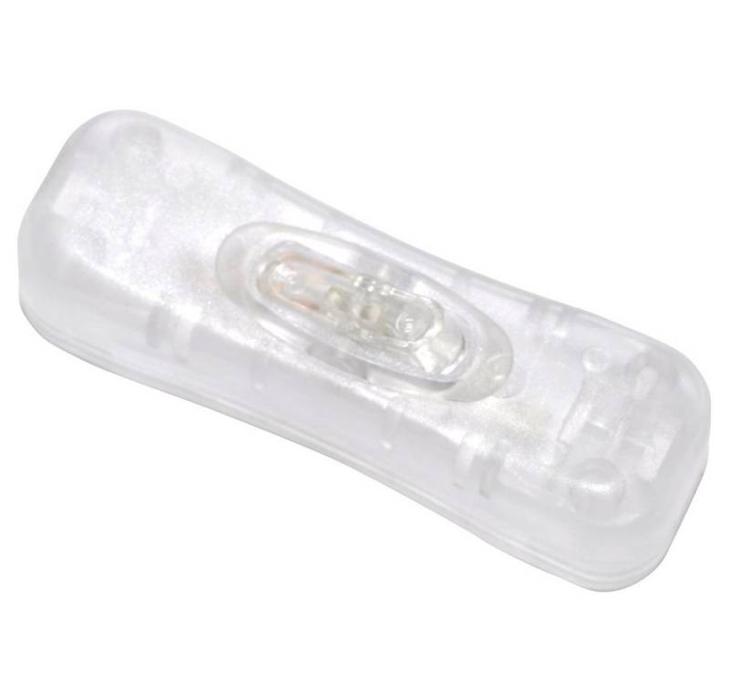 TRU COMPONENTS Drehdimmer TRU COMPONENTS Schnurschalter Transparent 1 x Aus/Ein 2 A 1 St. (1371837) von TRU COMPONENTS