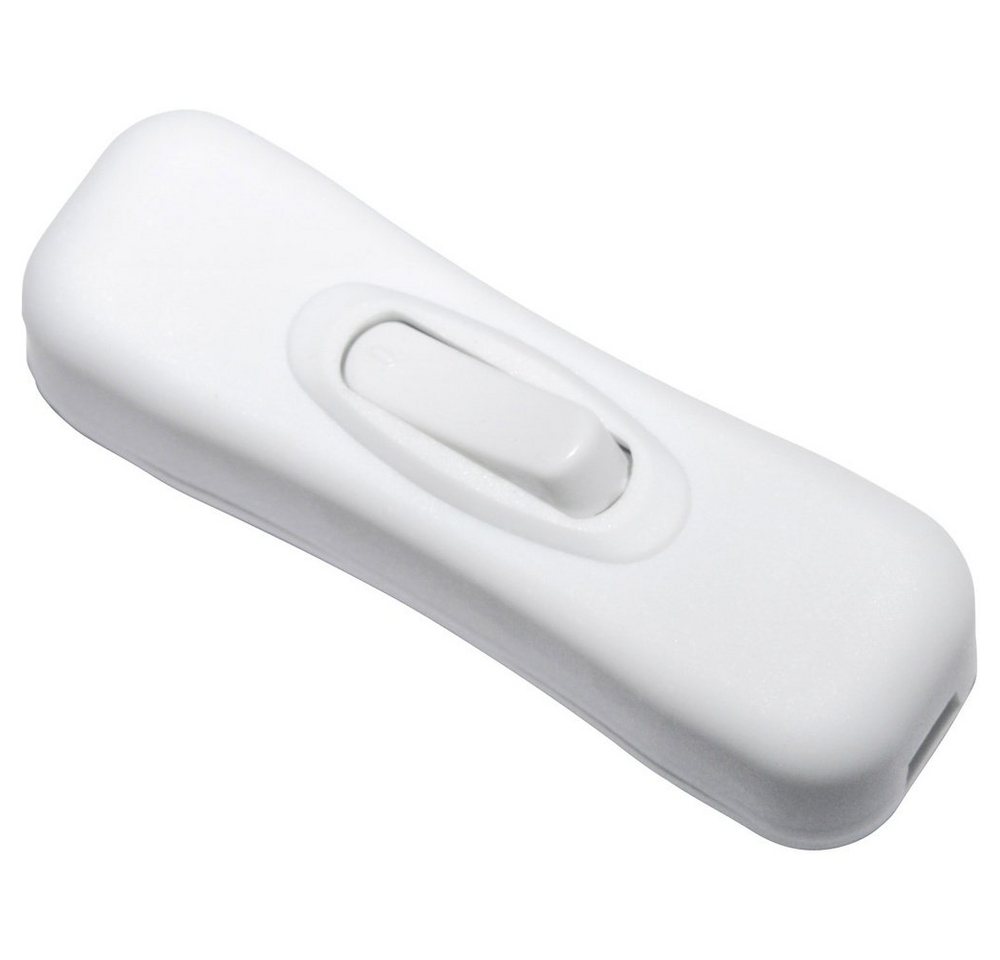 TRU COMPONENTS Drehdimmer TRU COMPONENTS Schnurschalter Weiß 1 x Aus/Ein 2 A 1 St. (1371836) von TRU COMPONENTS