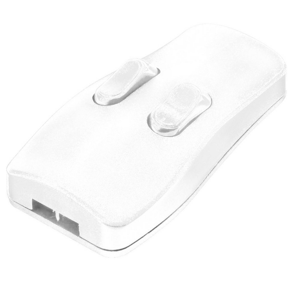 TRU COMPONENTS Drehdimmer TRU COMPONENTS Schnurschalter Weiß 2 x Aus/Ein 2 A 1 St. (98001c411) von TRU COMPONENTS