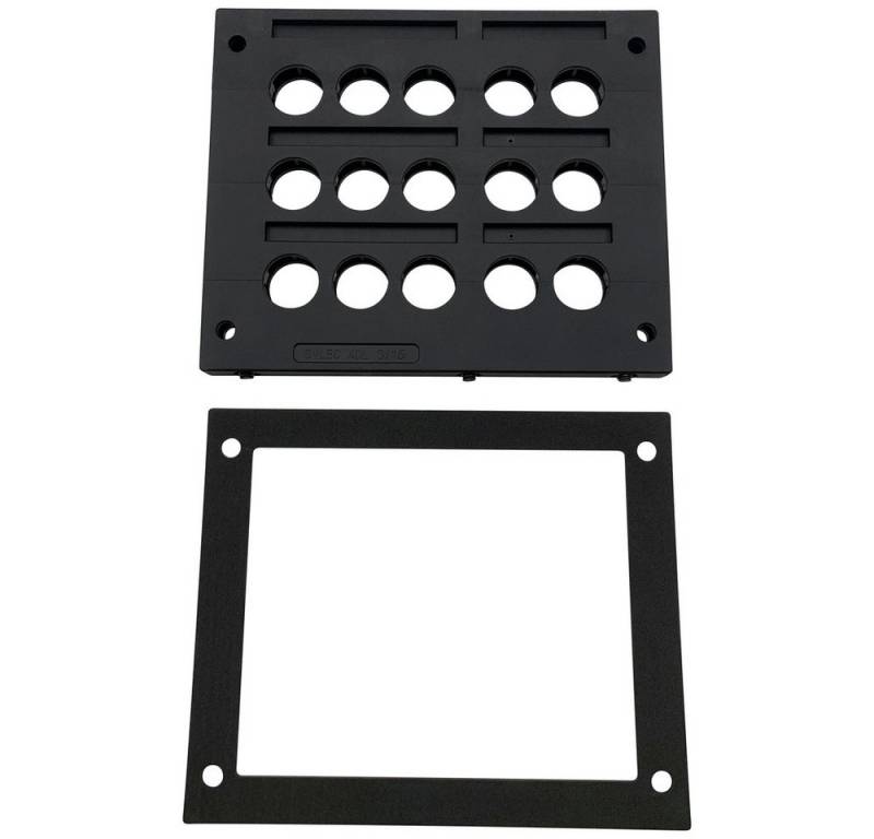 TRU COMPONENTS Kabeldurchfuhr TRU COMPONENTS TC-KDL 3/15 Kabeleinführungsleiste Klemm-Ø (max) 16, TC-KDL 3/15 von TRU COMPONENTS