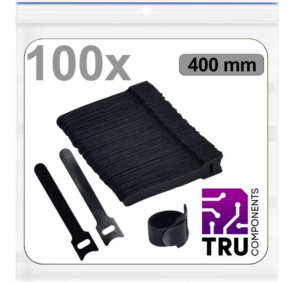 TRU COMPONENTS Klettband Klett-Kabelbinder 400 x 16 mm 100 St. Set TRU COMPONENTS Klettband Klett-Kabelbinder 400 x 16 mm 100 St. Set von TRU COMPONENTS