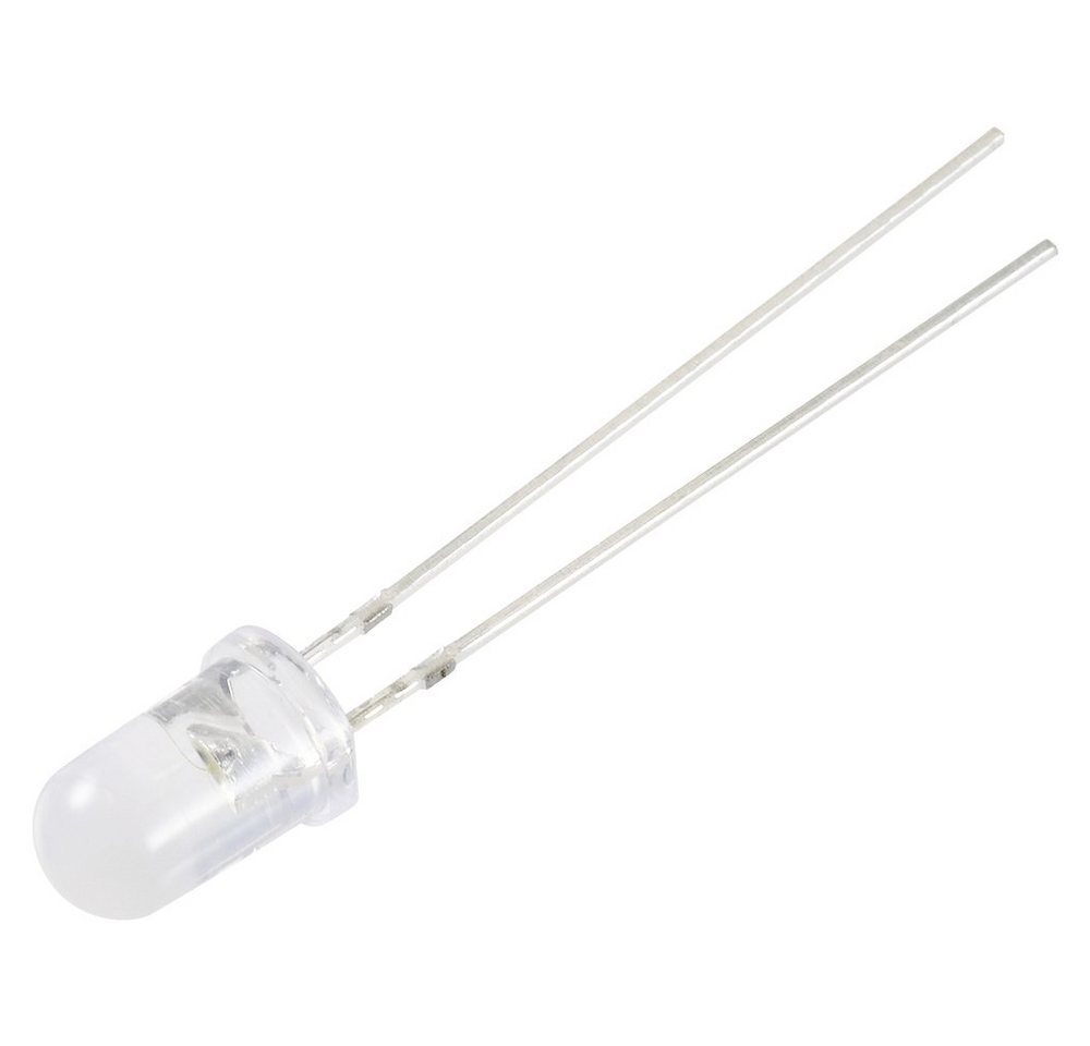 TRU COMPONENTS LED-Leuchtmittel TRU COMPONENTS LED bedrahtet Gelb Rund 5 mm 3000 mcd 100 ° 20 mA 2.1 von TRU COMPONENTS