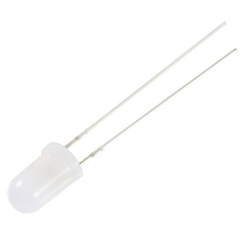 TRU COMPONENTS LED-Leuchtmittel TRU COMPONENTS LED bedrahtet Kaltweiß Rund 5 mm 7000 mcd 15 ° 20 mA von TRU COMPONENTS