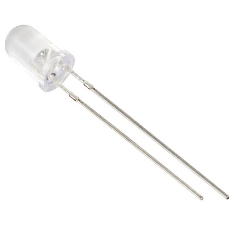 TRU COMPONENTS LED-Leuchtmittel TRU COMPONENTS LED bedrahtet Kaltweiß Rund 5 mm 70000 mcd 15 ° von TRU COMPONENTS