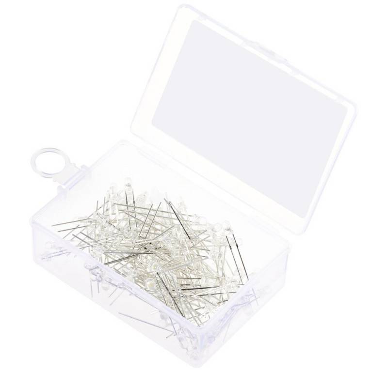 TRU COMPONENTS LED-Leuchtmittel TRU COMPONENTS LED bedrahtet Neutralweiß Rund 3 mm 14400 mcd 30 ° 20 von TRU COMPONENTS