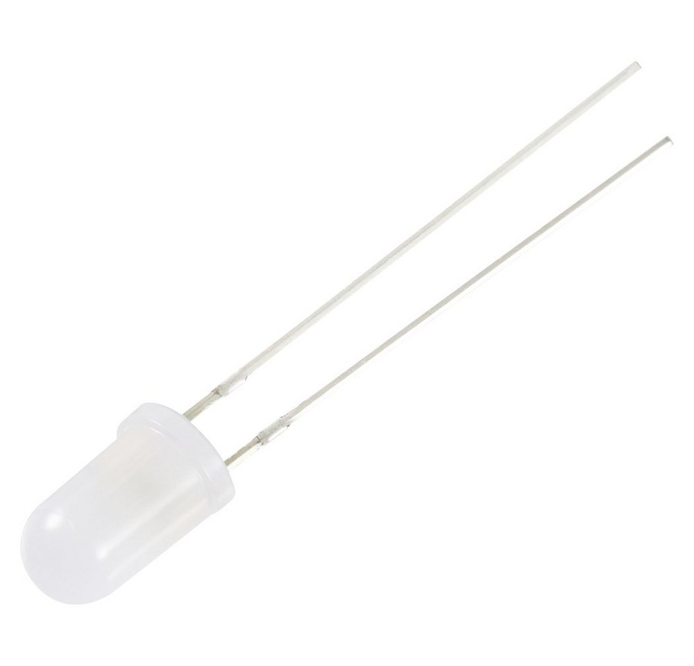 TRU COMPONENTS LED-Leuchtmittel TRU COMPONENTS LED bedrahtet Warmweiß Rund 5 mm 5800 mcd 15 ° 20 mA von TRU COMPONENTS