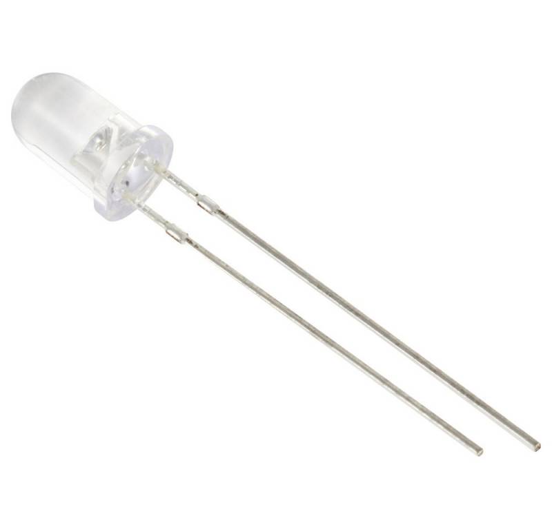 TRU COMPONENTS LED-Leuchtmittel TRU COMPONENTS LED bedrahtet Warmweiß Rund 5 mm 70000 mcd 15 ° von TRU COMPONENTS