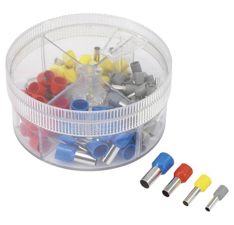 TRU COMPONENTS Aderendhülsen TRU COMPONENTS 739966 Aderendhülsen-Sortiment 4 mm², 6 mm², 10 mm², 16, E100SS von TRU COMPONENTS
