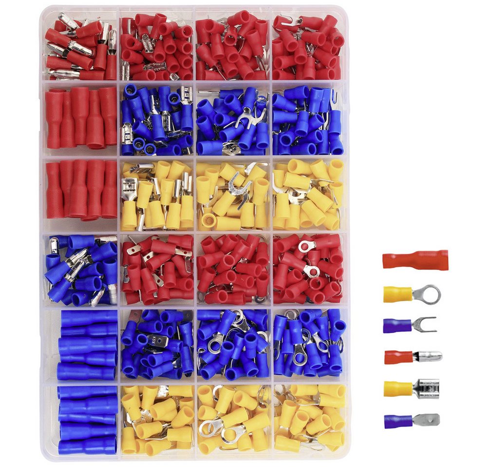 TRU COMPONENTS Ringkabelschuh TRU COMPONENTS TC-12888380 Quetschverbinder-Sortiment 0.5 mm² 2.5 mm², T23C003 TRU COMPONENTS Ringkabelschuh TRU COMPONENTS TC-12888380 Quetschverbinder-Sortiment 0.5 mm² 2.5 mm², T23C003 von TRU COMPONENTS