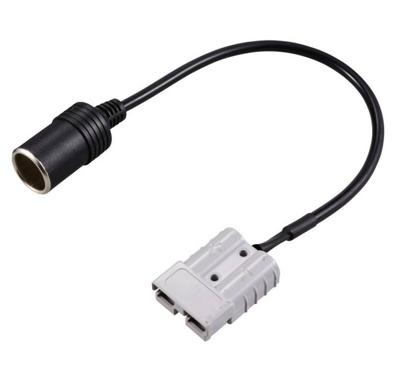 TRU COMPONENTS Rundstecker Hochstrom Batteriesteckverbinder auf KFZ Zigarettenanzünder-Buchse TC-, TC-12195696 von TRU COMPONENTS