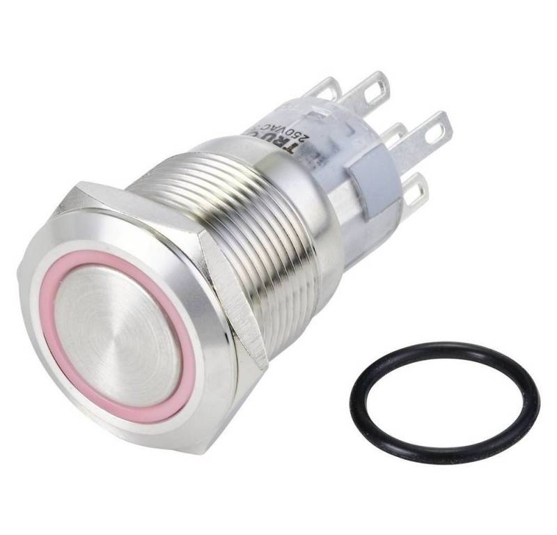 TRU COMPONENTS Schalter Drucktaster Serie LAS1-AGQ-22ZE LED 24 V von TRU COMPONENTS
