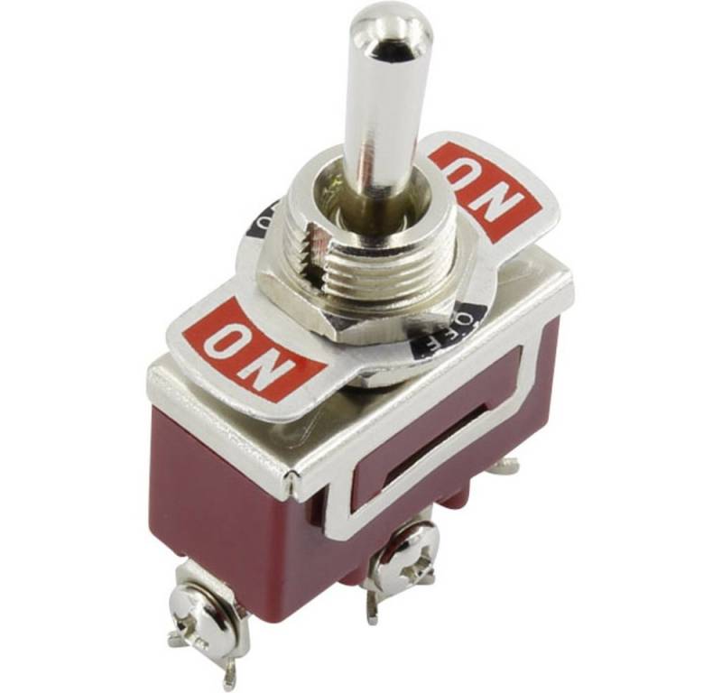 TRU COMPONENTS Schalter TRU COMPONENTS 1426605 XT-11B Kippschalter 250 V/AC 15 A 1 x Aus/Ein (XT-11B) von TRU COMPONENTS