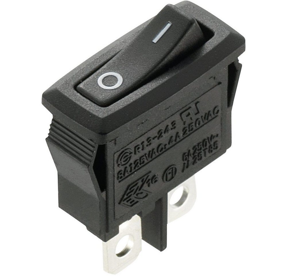 TRU COMPONENTS Schalter TRU COMPONENTS 1588060 Wippschalter TC-R13-243A-02 250 V/AC 4 A 1 x Au (TC-R13-243A-02) von TRU COMPONENTS