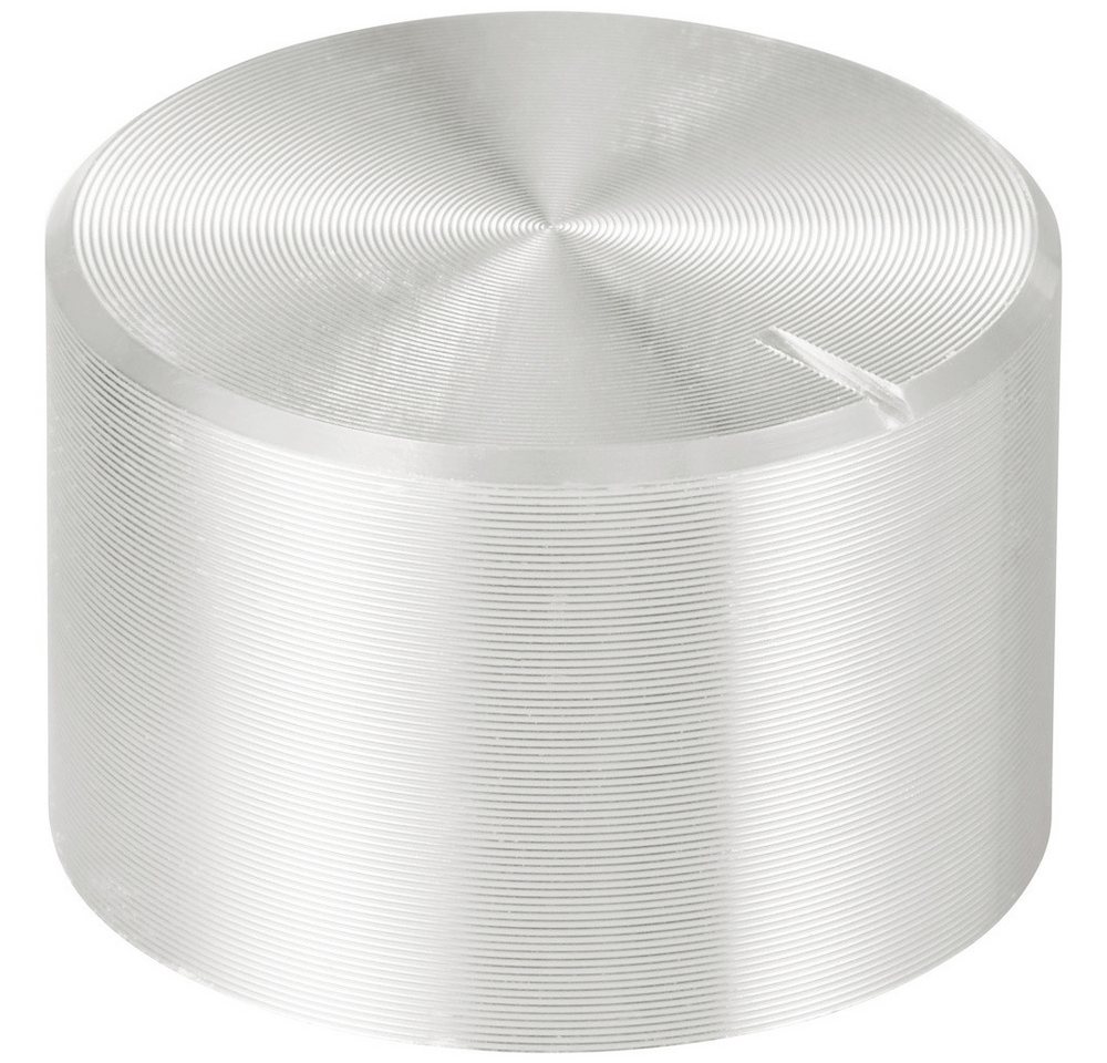 TRU COMPONENTS Schalter TRU COMPONENTS TC-11613836 Drehknopf mit Knopfmarkierung Silber (x (TC-11613836) von TRU COMPONENTS