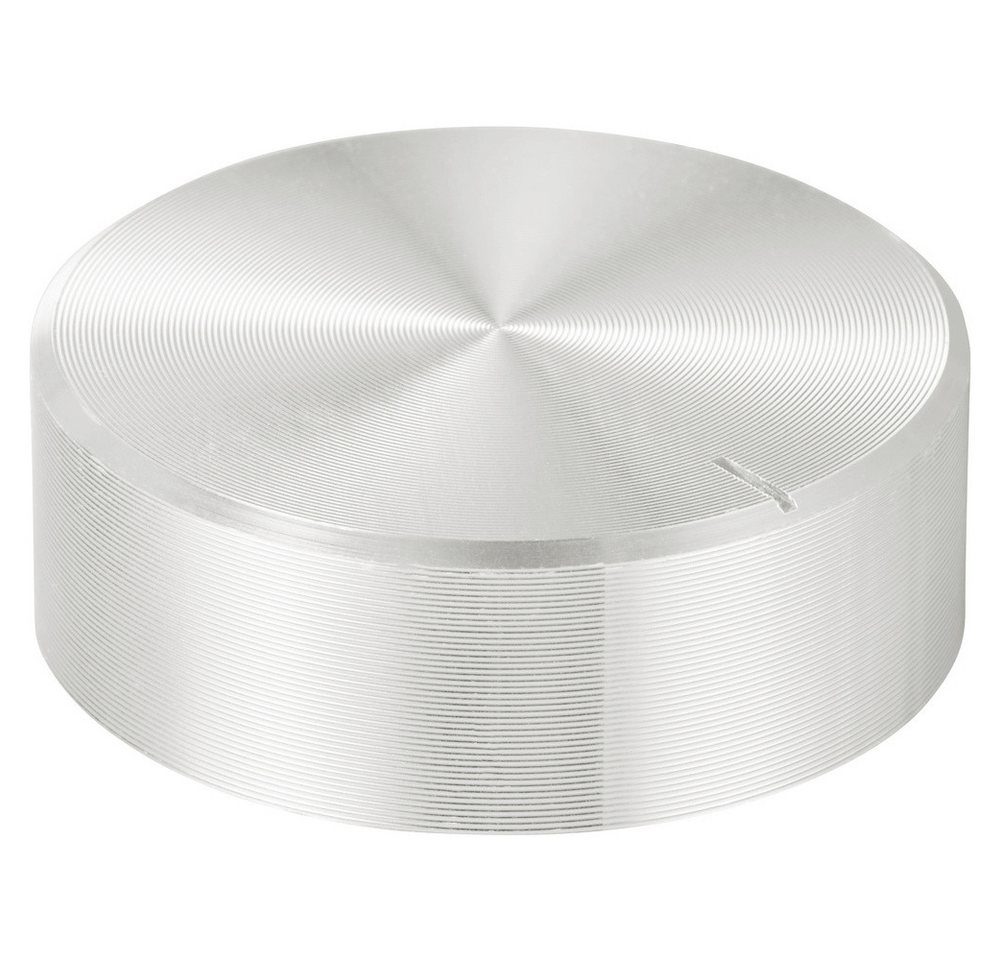 TRU COMPONENTS Schalter TRU COMPONENTS TC-11696484 Drehknopf mit Knopfmarkierung Silber (x (TC-11696484) von TRU COMPONENTS