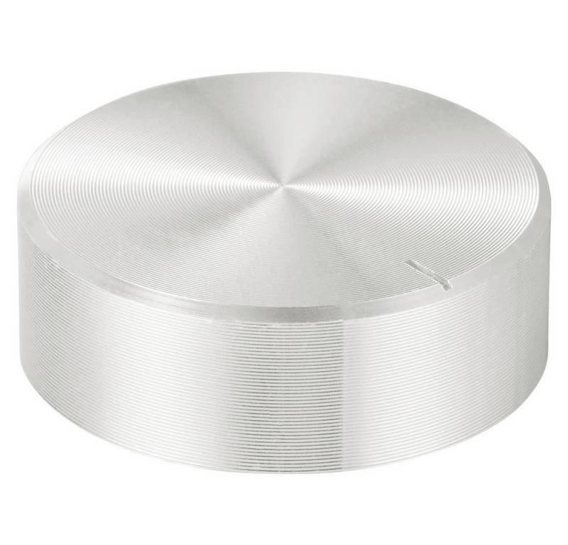 TRU COMPONENTS Schalter TRU COMPONENTS TC-11696484 Drehknopf mit Knopfmarkierung Silber (x (TC-11696484) von TRU COMPONENTS