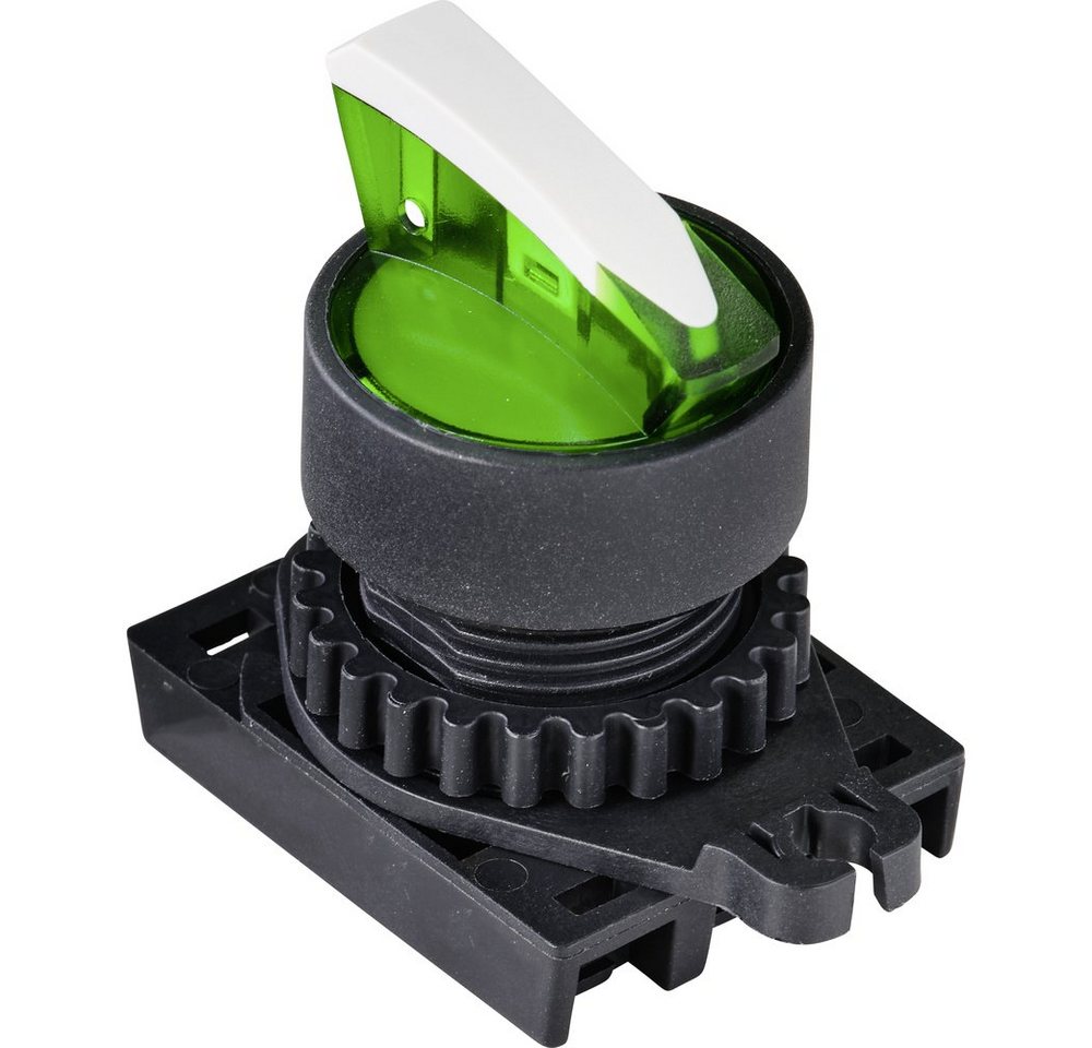 TRU COMPONENTS Schalter TRU COMPONENTS TC-9860168 S2SRN-L3BG Wahlschalter Knebel Grün 2 x 45 (S2SRN-L3BG) von TRU COMPONENTS
