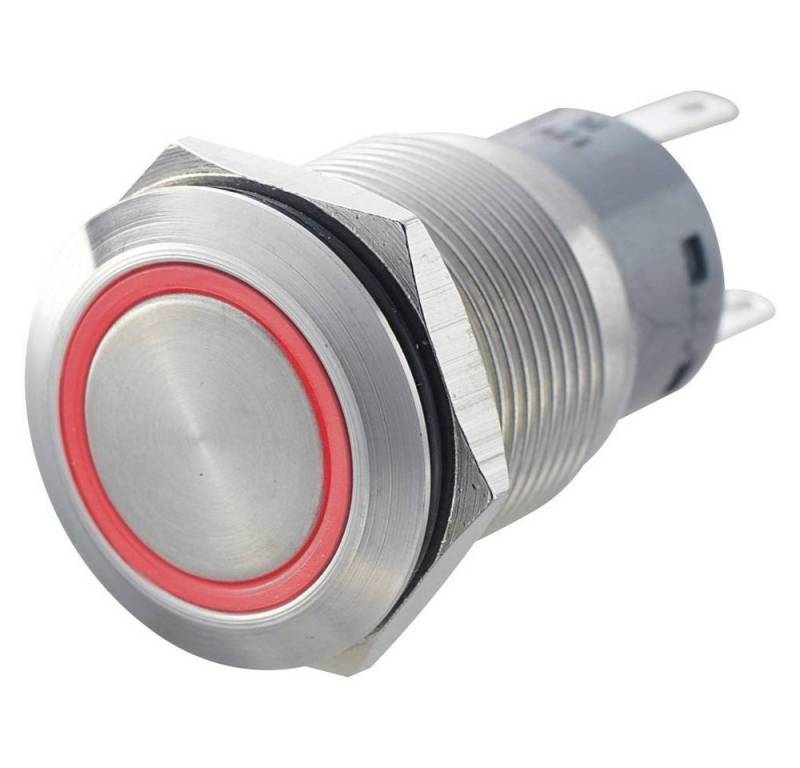 TRU COMPONENTS Schalter Vandalensicherer Schalter 19 mm mit Ringbeleuchtung 701320, Betätiger flach TRU COMPONENTS Schalter Vandalensicherer Schalter 19 mm mit Ringbeleuchtung 701320, Betätiger flach von TRU COMPONENTS