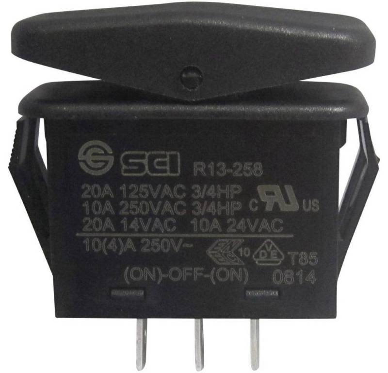TRU COMPONENTS Schalter Wippenschalter 14 V/AC 21 A von TRU COMPONENTS