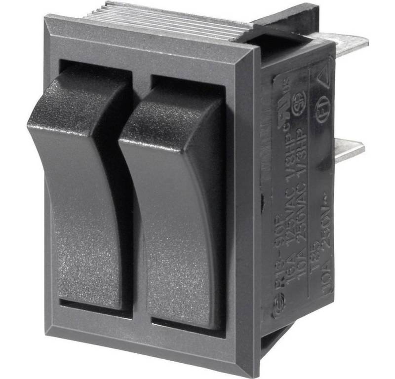 TRU COMPONENTS Schalter Wippenschalter 250 V/AC 10 A von TRU COMPONENTS