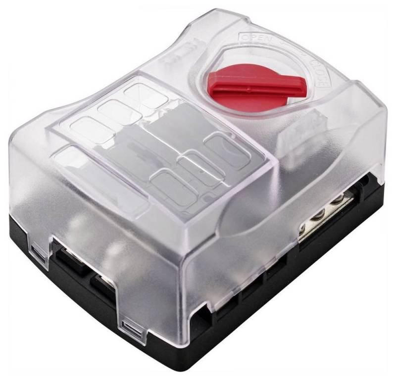 TRU COMPONENTS Sicherungshalter Flachsicherungs-Halter für 6 Sicherungen 32 V/30 von TRU COMPONENTS