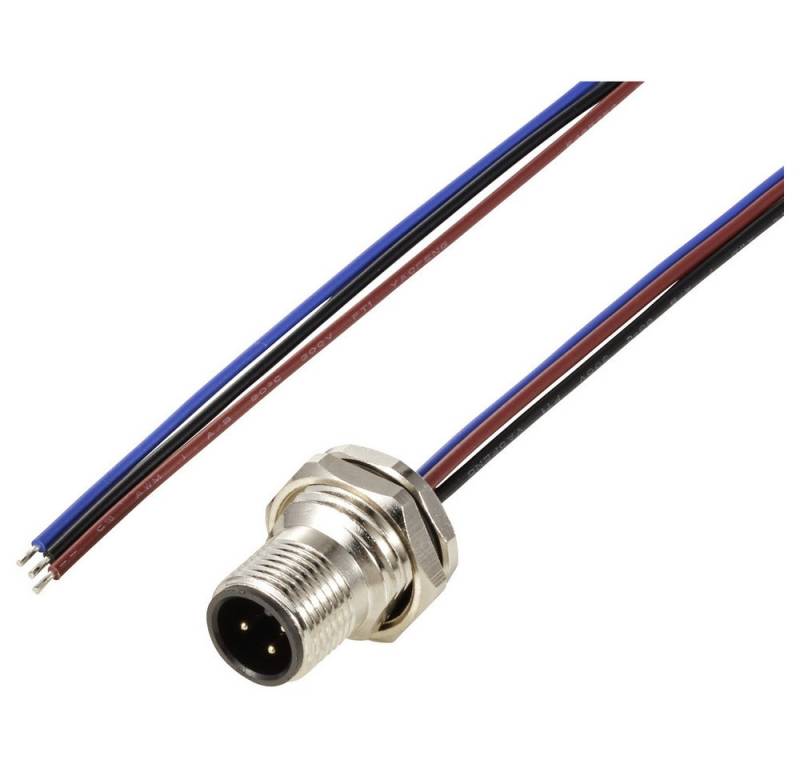 TRU COMPONENTS Steckdose TRU COMPONENTS TC-12833060 Sensor/Aktor Einbaustecker M12 Stecker, Ein, TC-12833060 von TRU COMPONENTS