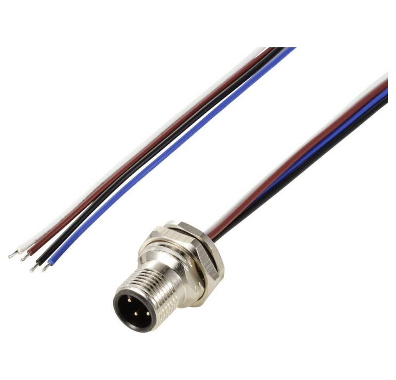 TRU COMPONENTS Steckdose TRU COMPONENTS TC-12833072 Sensor/Aktor Einbaustecker M12 Stecker, Ein, TC-12833072 von TRU COMPONENTS