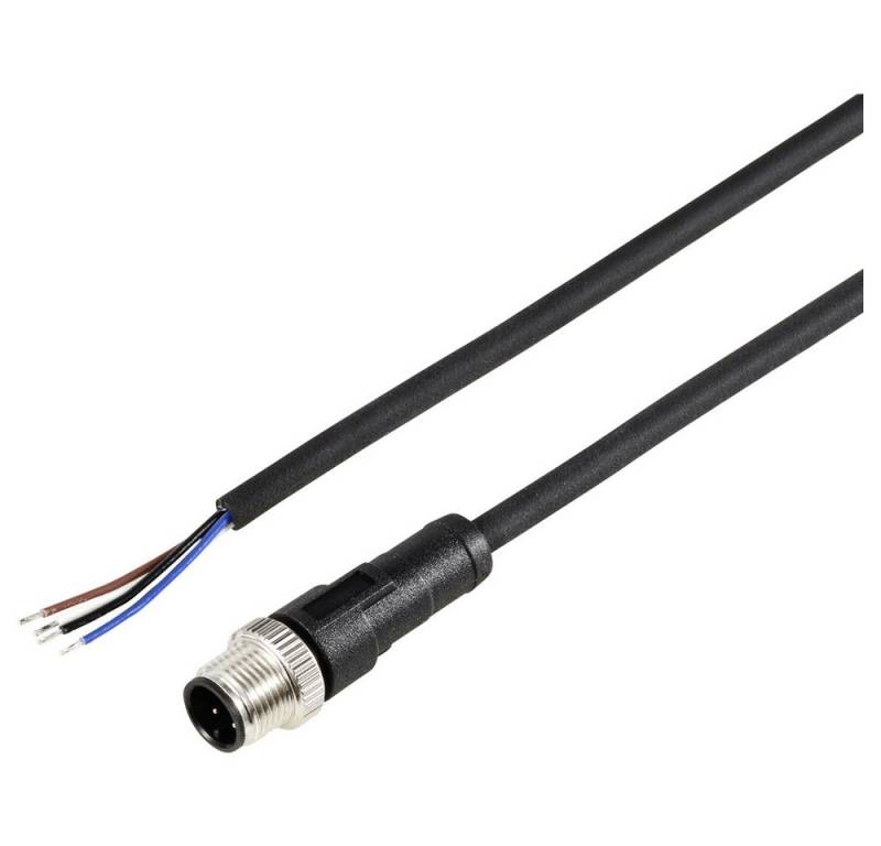 TRU COMPONENTS Steckdose TRU COMPONENTS TC-12833088 Sensor-/Aktor-Anschlussleitung M12 Stecker, TC-12833088 von TRU COMPONENTS
