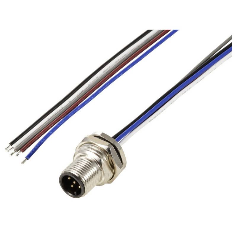 TRU COMPONENTS Steckdose TRU COMPONENTS TC-12833192 Sensor/Aktor Einbaustecker M12 Stecker, Ein, TC-12833192 von TRU COMPONENTS