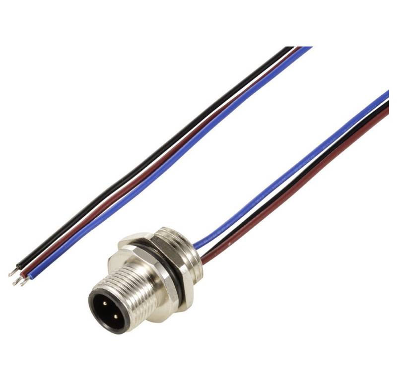 TRU COMPONENTS Steckdose TRU COMPONENTS TC-12833204 Sensor/Aktor Einbaustecker M12 Stecker, Ein, TC-12833204 von TRU COMPONENTS