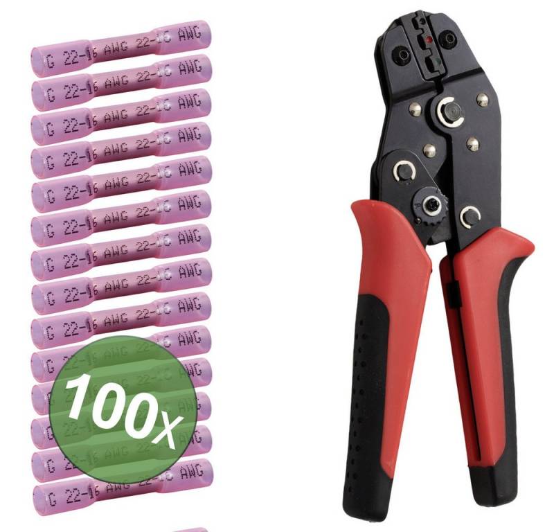 TRU COMPONENTS Stoßverbinder TRU COMPONENTS TC-13448588 Stoßverbinder mit Schrumpfschlauch 0.5 mm², T24C045 von TRU COMPONENTS