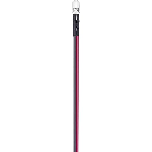 TRU COMPONENTS LED Sortiment T1810O100 3mm rund warmweiß klar 9000mcd 25° von TRU Components
