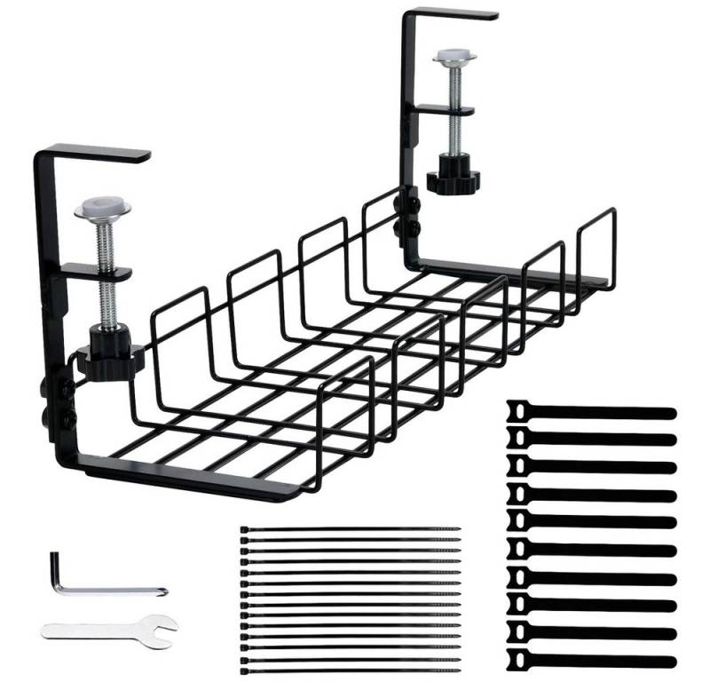 TRU COMPONENTS TRU COMPONENTS TC-12888444 Befestigungs-Set Tischplatte Spannbereich Steckdosenverteiler von TRU COMPONENTS