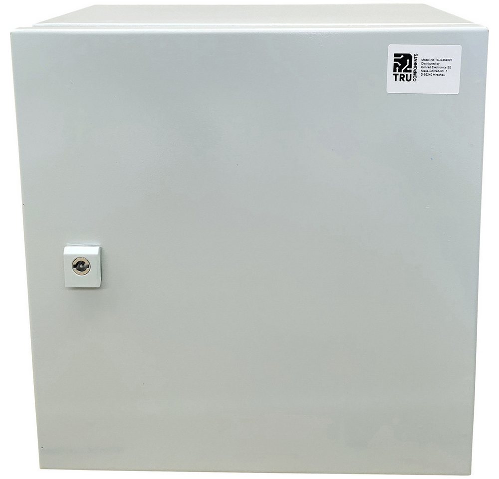 TRU COMPONENTS TRU COMPONENTS TC-S404020 Schaltschrank 400 x 400 x 200 Stahlblech Lic Steckdosenverteiler TRU COMPONENTS TRU COMPONENTS TC-S404020 Schaltschrank 400 x 400 x 200 Stahlblech Lic Steckdosenverteiler von TRU COMPONENTS