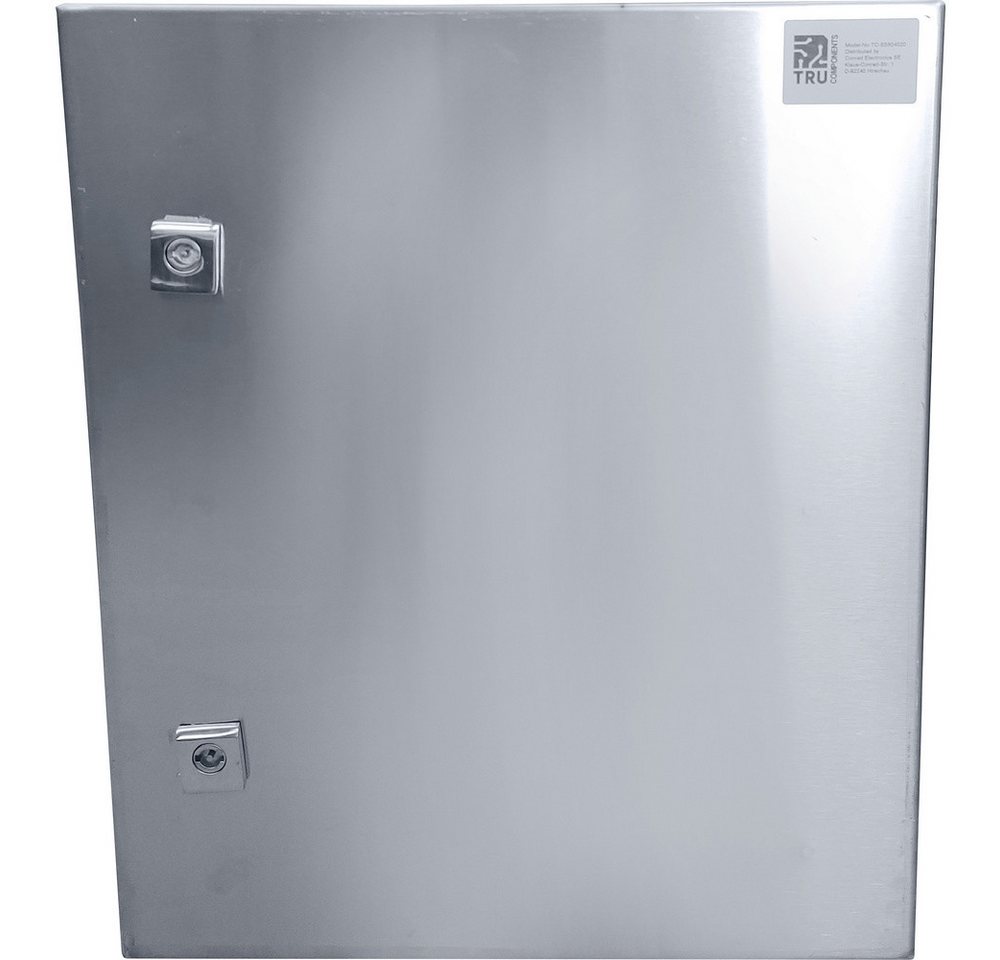 TRU COMPONENTS TRU COMPONENTS TC-SS504020 Schaltschrank 400 x 500 x 200 Edelstahl Lic Steckdosenverteiler von TRU COMPONENTS