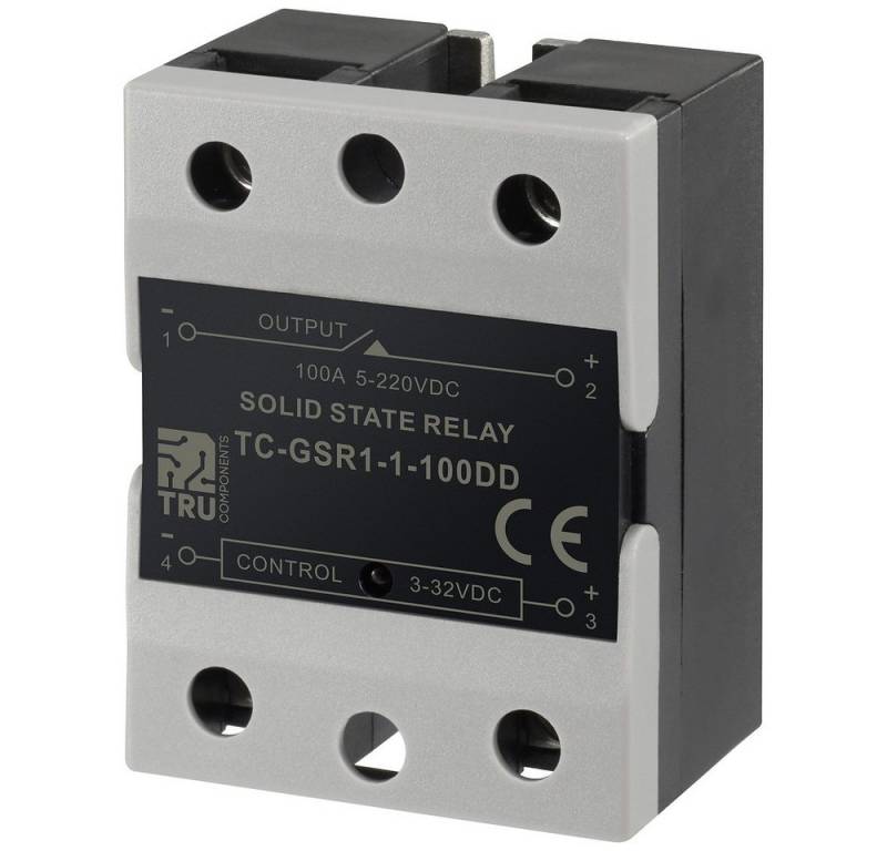 TRU COMPONENTS Zeitrelais TRU COMPONENTS Halbleiterrelais TC-GSR-1-100DD 100 A Schaltspannung (m, (TC-GSR-1-100DD) von TRU COMPONENTS