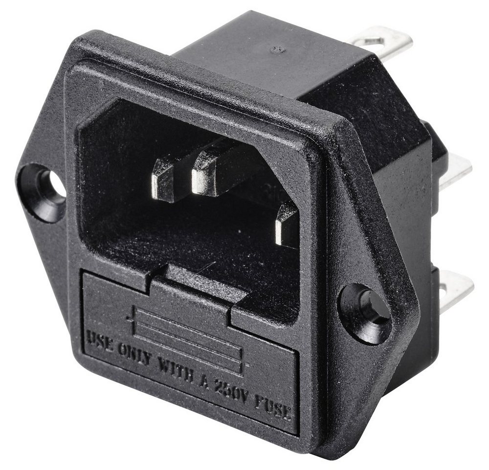 TRU COMPONENTS Zusatzklemmen TRU COMPONENTS TC-10088368 Kaltgeräte-Steckverbinder Stecker, Einbau, (TC-10088368) von TRU COMPONENTS