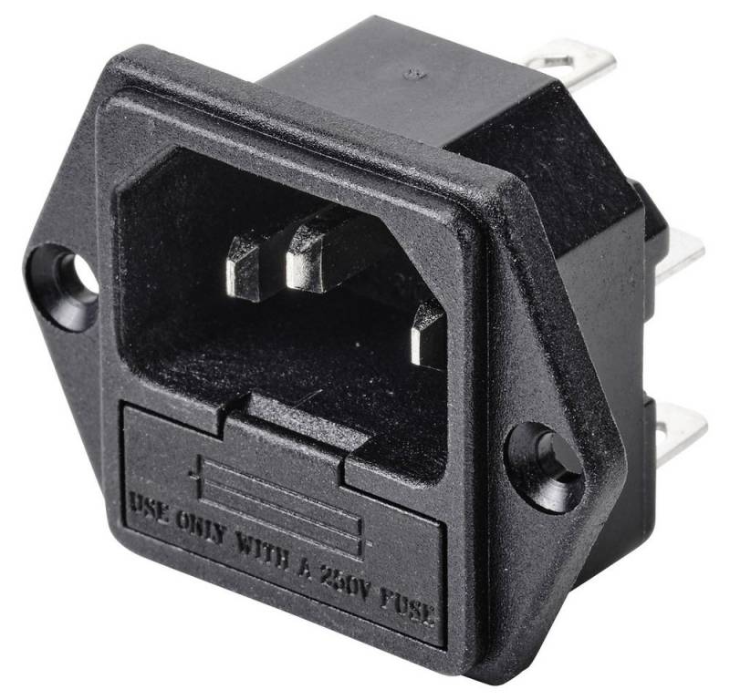 TRU COMPONENTS Zusatzklemmen TRU COMPONENTS TC-10088368 Kaltgeräte-Steckverbinder Stecker, Einbau, (TC-10088368) von TRU COMPONENTS