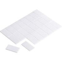 Tru Components - 1564000 Doppelseitige Klebepads Weiß (l x b) 25 mm x 13 mm 24 St. von TRU Components