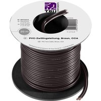 1566632 Litze 2 x 0.75 mm² Weiß 20 m - Tru Components von TRU Components