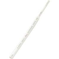 Tru Components - 1572145 Schrumpfschlauch ohne Kleber Weiß 12 mm 6 mm Schrumpfrate:2:1 5 m von TRU Components