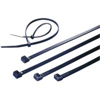 Tru Components - 1592813 TC-CVR200MW203 Kabelbinder 200 mm 2.50 mm Schwarz UV-stabilisiert 100 St. von TRU Components