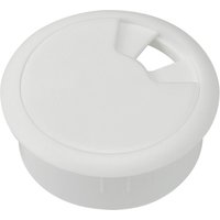 Tru Components - 530045 Kabeldurchführung für Arbeitsplatten abs Weiß 1 St. von TRU Components