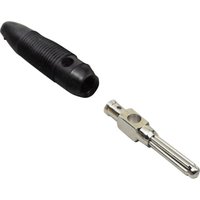 Büschelstecker Stecker, gerade Stift-Ø: 4 mm Schwarz 1 St. - Tru Components Büschelstecker Stecker, gerade Stift-Ø: 4 mm Schwarz 1 St. - Tru Components von TRU Components