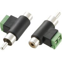 Cinch-Adapter Cinch-Stecker - Cinch-Buchse, Schrauben 1 St. - Tru Components von TRU Components